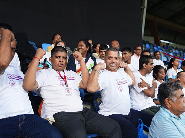 Special Olympics Bharat athletes at the Rugby Premier League game (Photo: SOB)