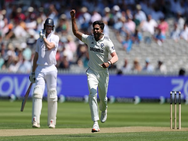 Nitish Kumar Reddy celebrating a wicket (Photo: @BCCI X)