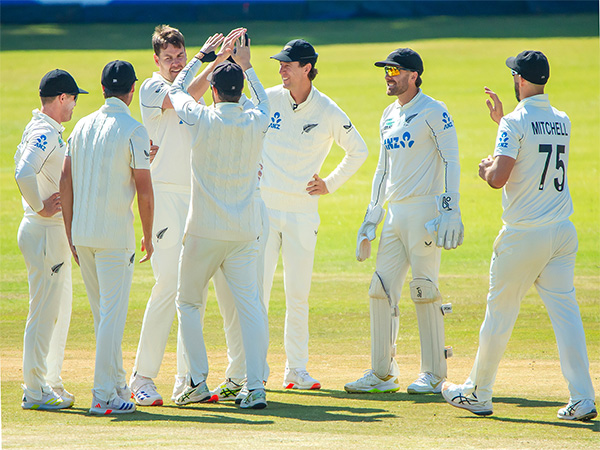 Zakary Foulkes celebrating his wicket. (Photo: @ZimCricketv X)