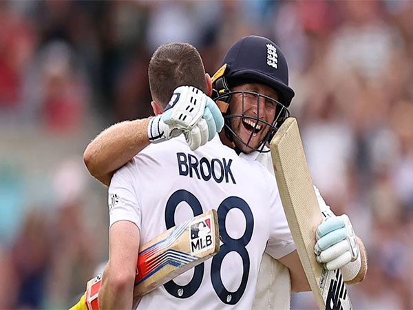 Joe Root and Harry Brook. (Photo: ICC)