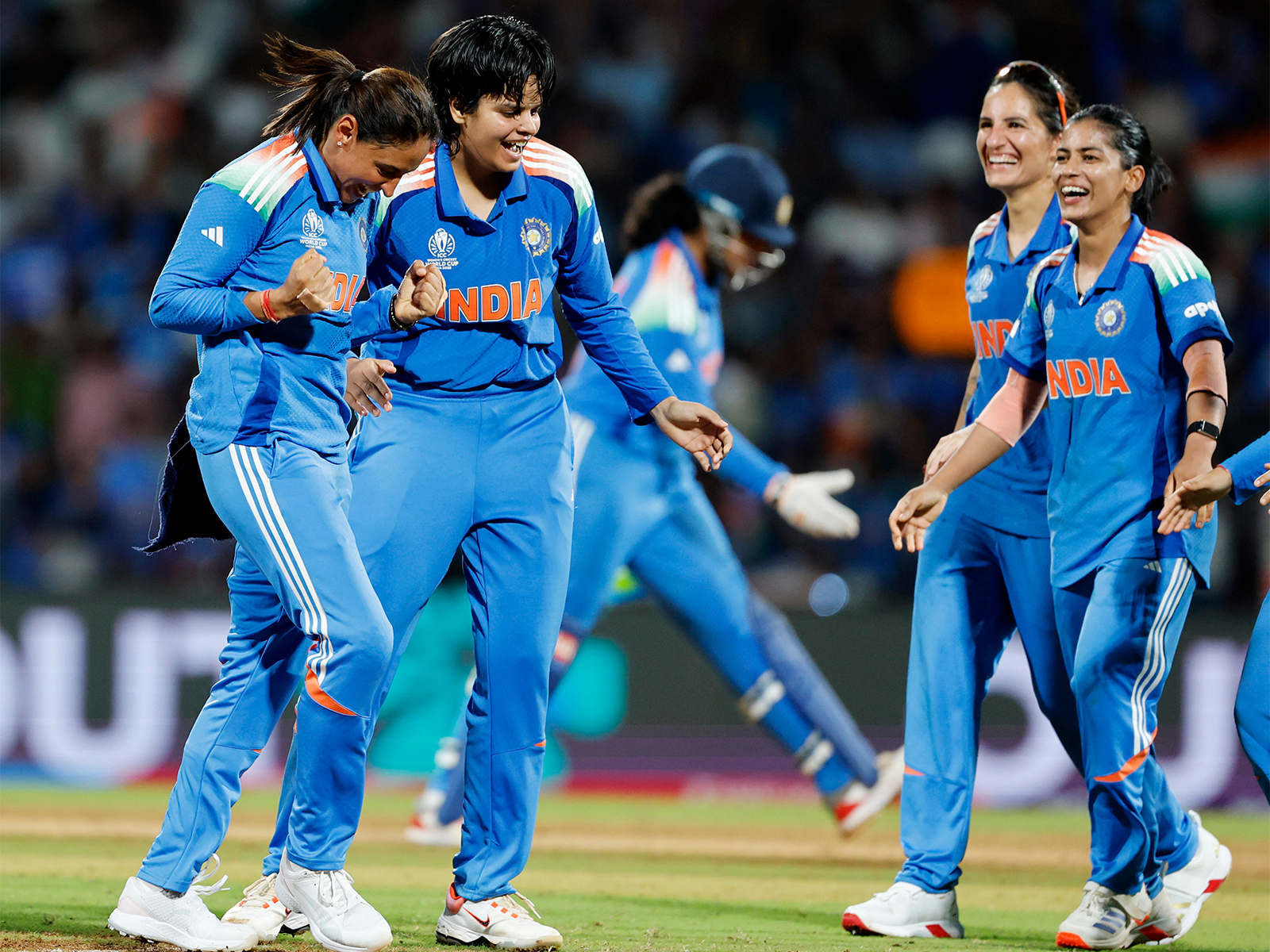 Indian women's team players celebrating (Photo: ANI)