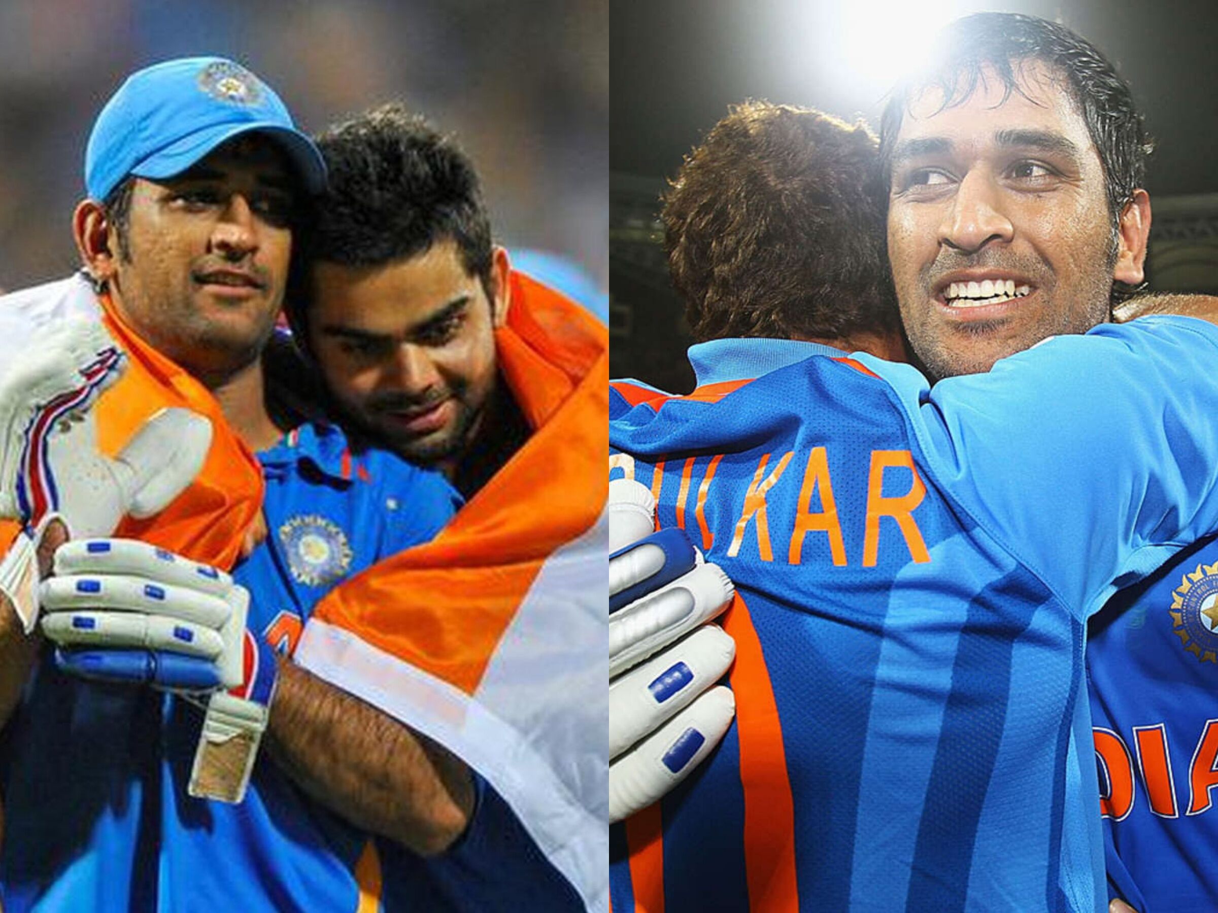 MS Dhoni Sachin Tendulkar India 2011 ODI World Cup