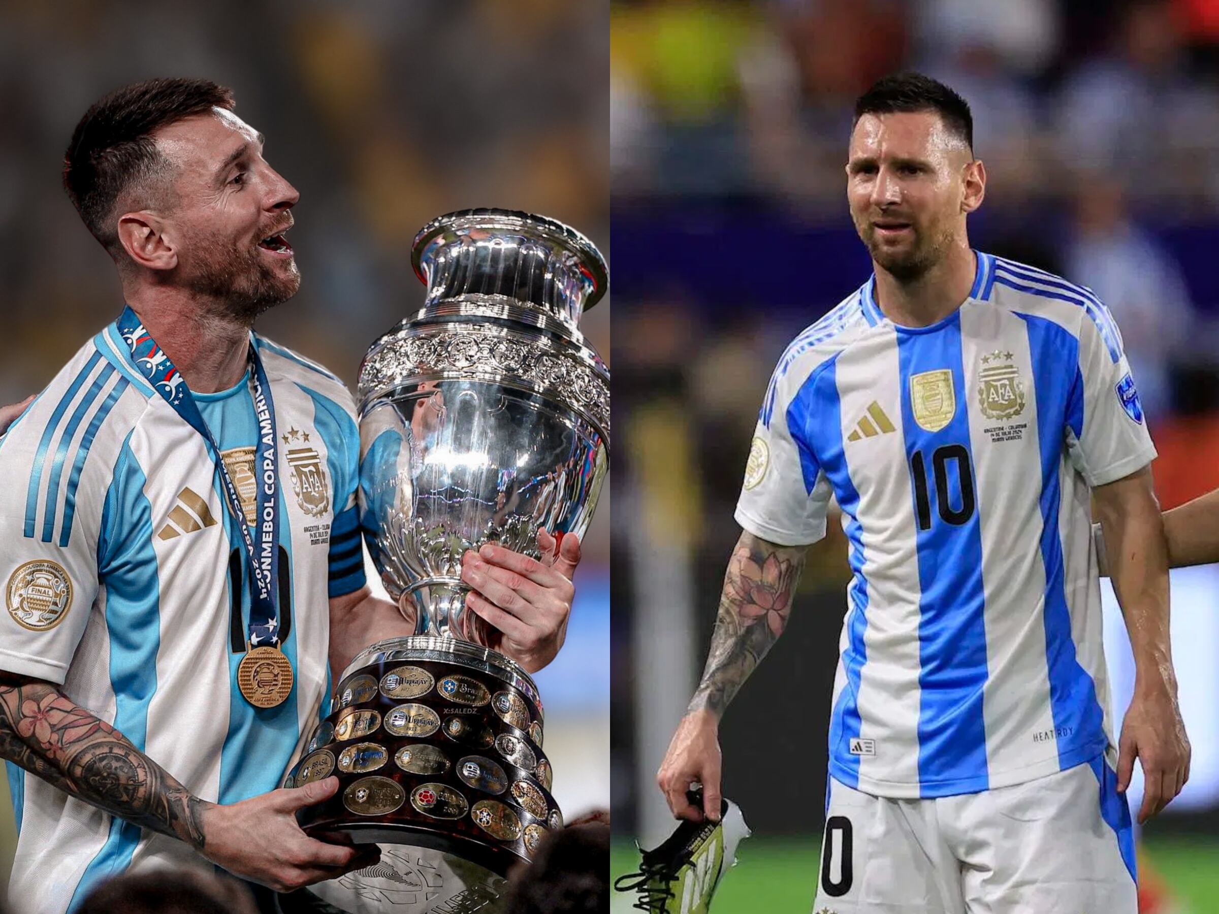 Tears Turn Into Joy As Injured Lionel Messi Wins Copa America 2024 Title