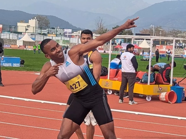 Animesh Kujur missed out on the podium despite a strong effort on the straight