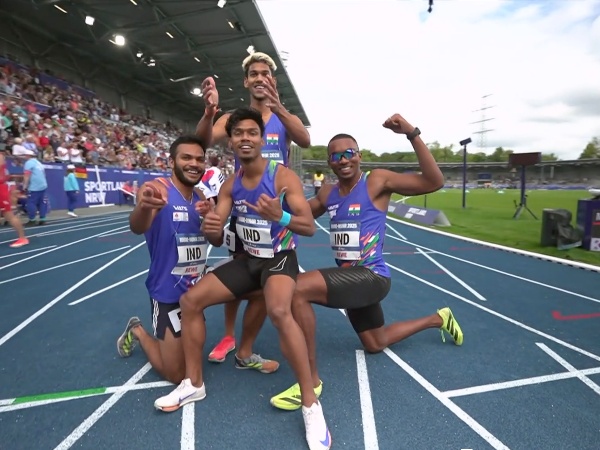 Indian men’s 4x100m relay quartet, fuelled by a blitz on the back straight by Animesh Kujur, claimed a delightful bronze medal