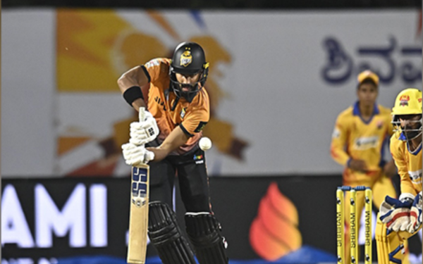 Hubli Tigers batter Devdutt Padikkal (Photo: KSCA)