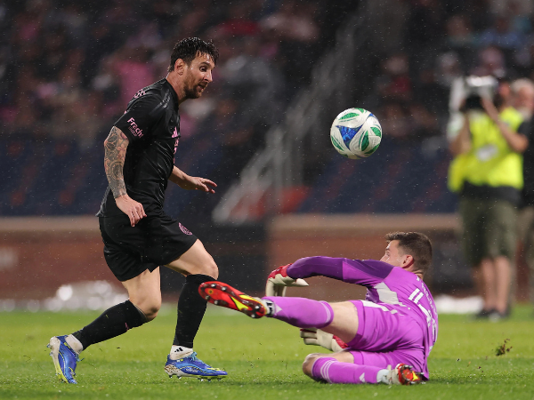 Lionel Messi scored 2 goals for playing Inter Miami