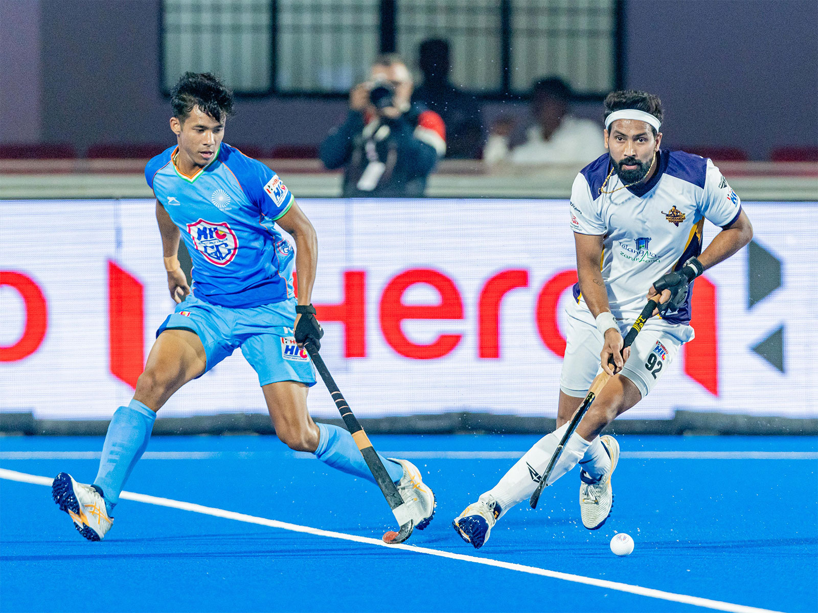 Hyderabad Toofans and HIL GC in action during Hockey India League 2025-26 (Image: HI)