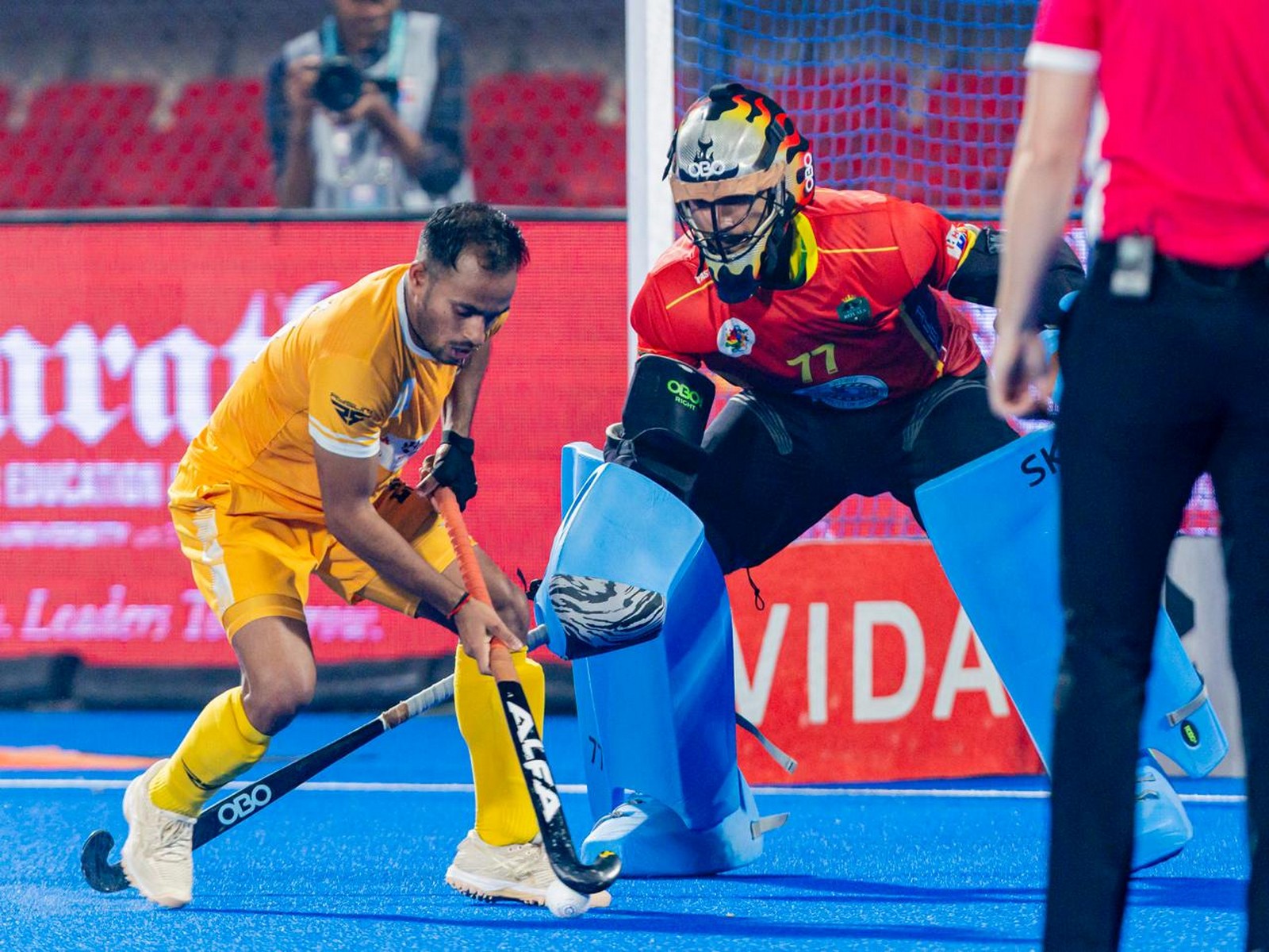 Players in action during Men's Hockey India League. (Photo/HIL)