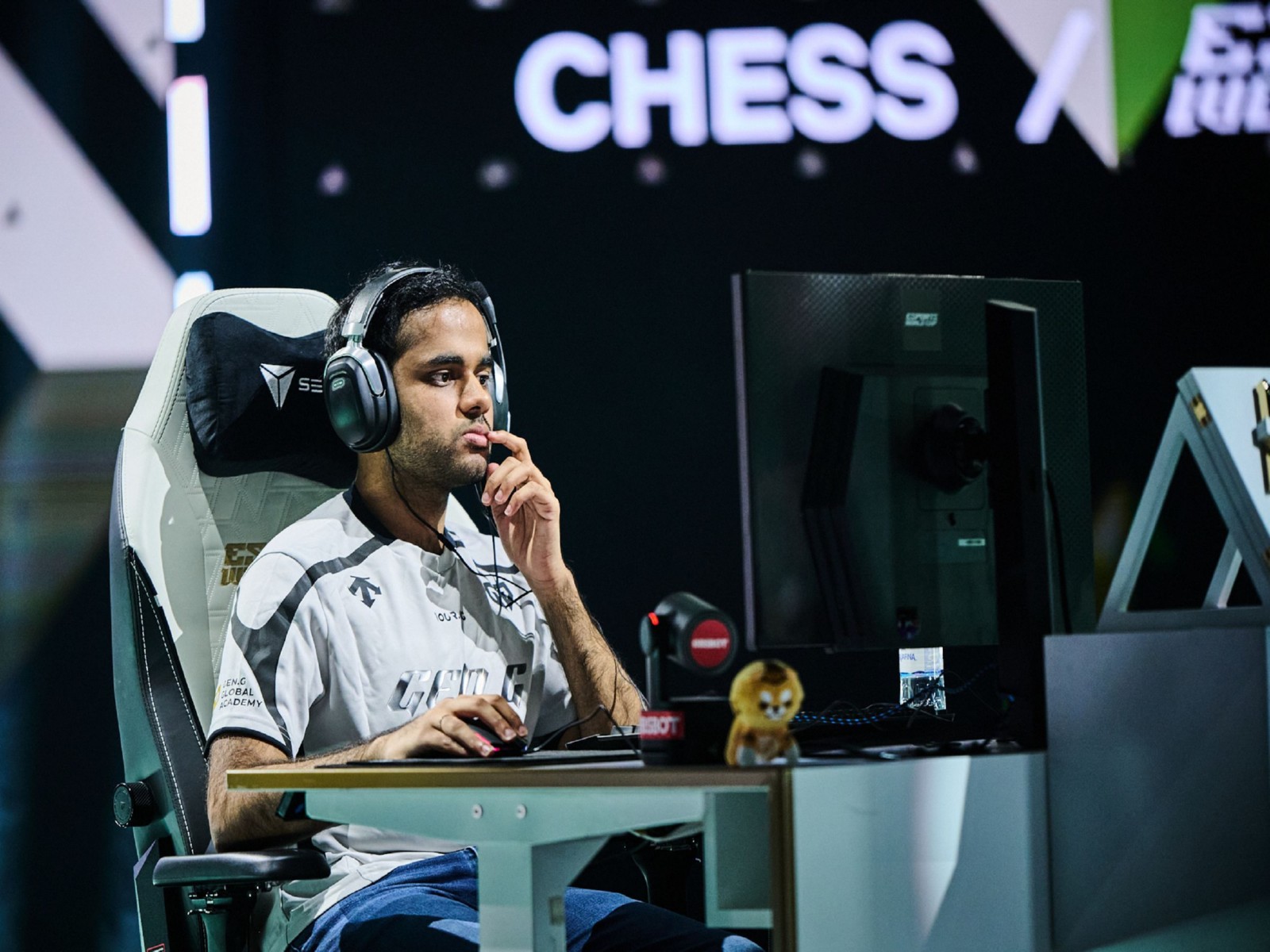 Arjun Erigaisi competing at Esports World Cup 2025 (Photo: EWCF)