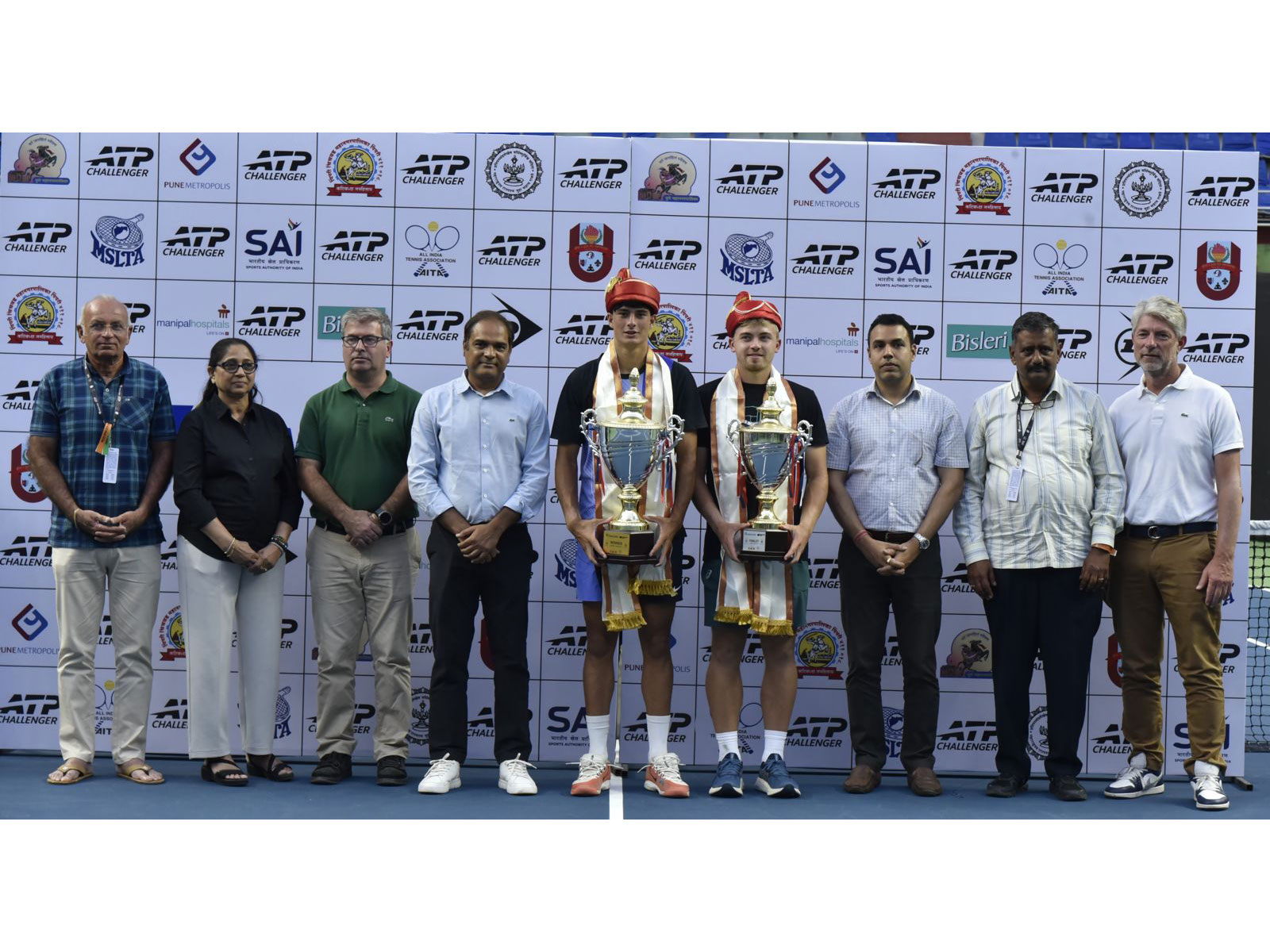 Federico Cina clinches MahaOpen ATP Challenger 75 Men’s Tennis Championship. (Photo/MahaOpen ATP Challenger)