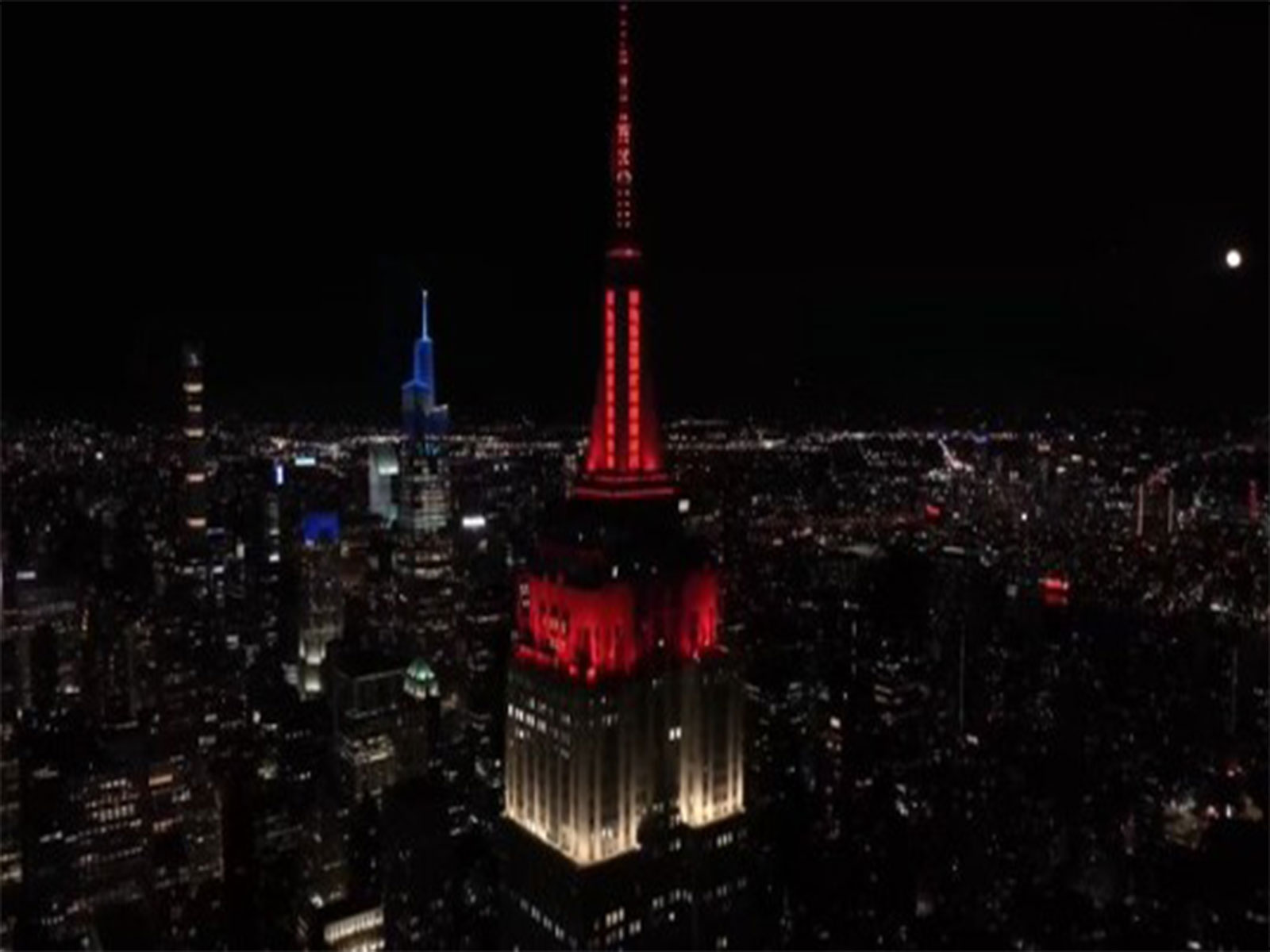 Empire State Building lit in FIFA 2026 host nations’ colours (Photo: X/ @CanadaNY)