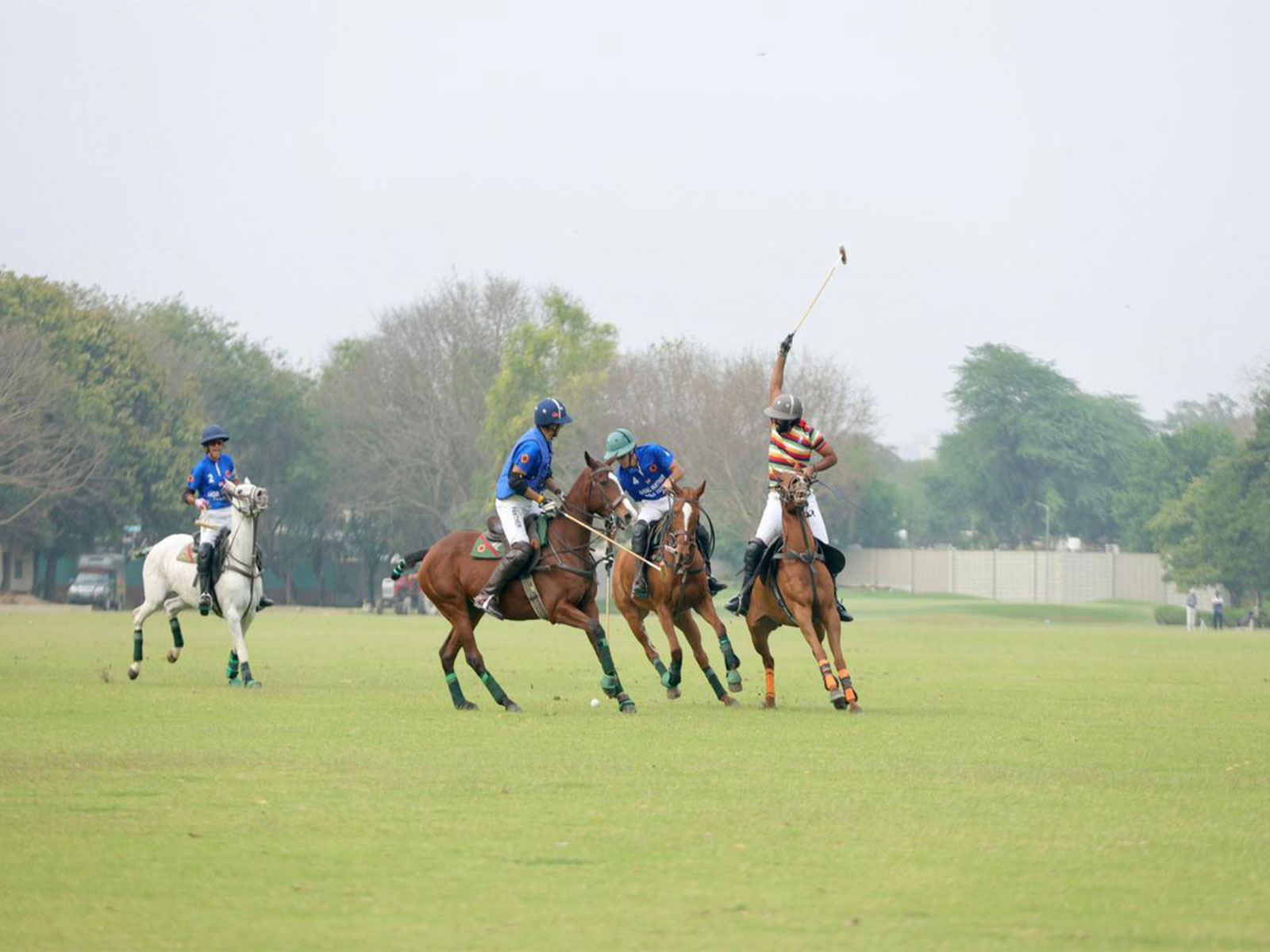 Polo match between Jindal Panther and Jaipur Optiemus Achievers. (Photo/Indian Open Polo Championship)
