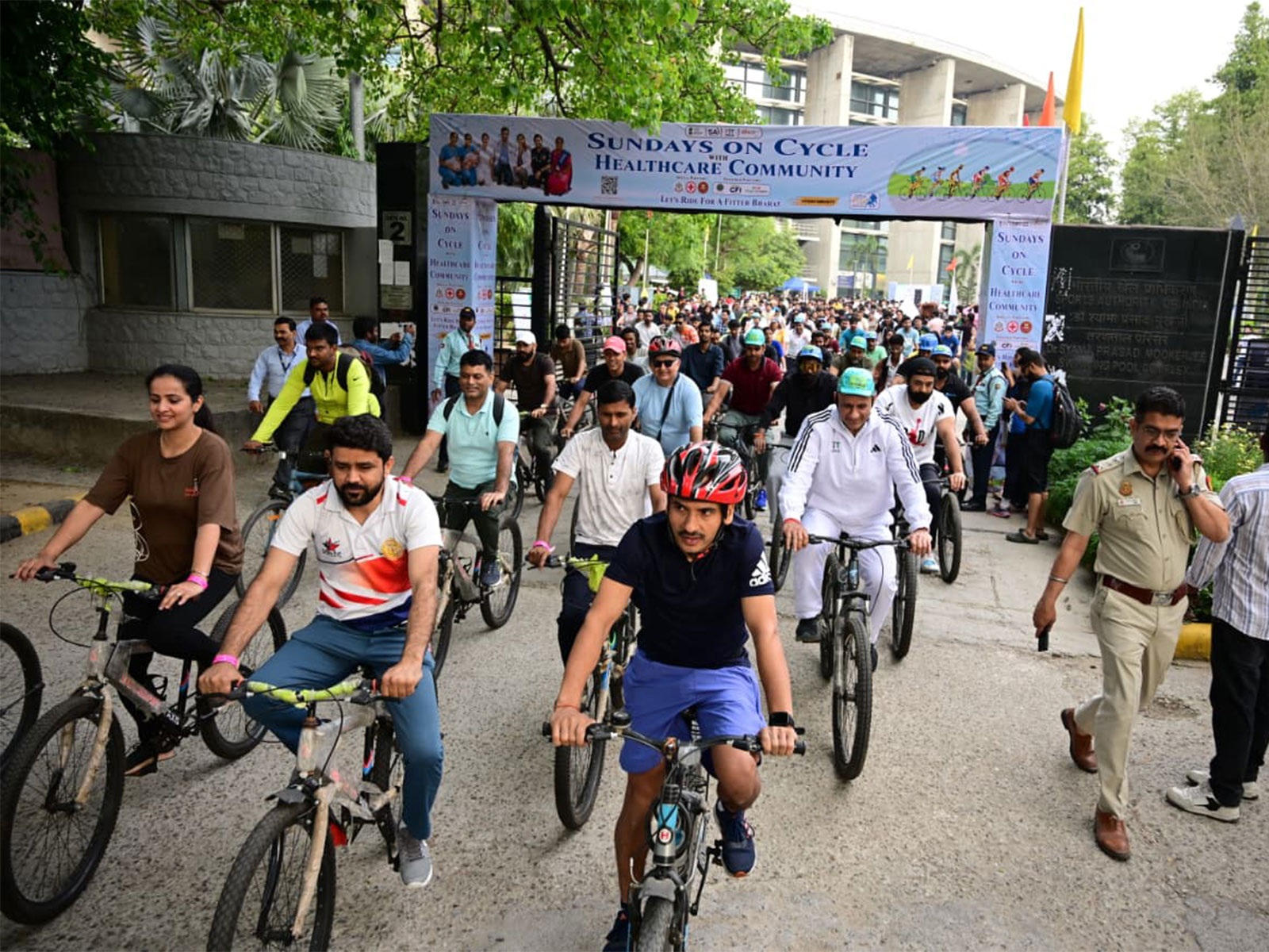 68th edition of Fit India Sundays on Cycle. (Photo/SAI Media)