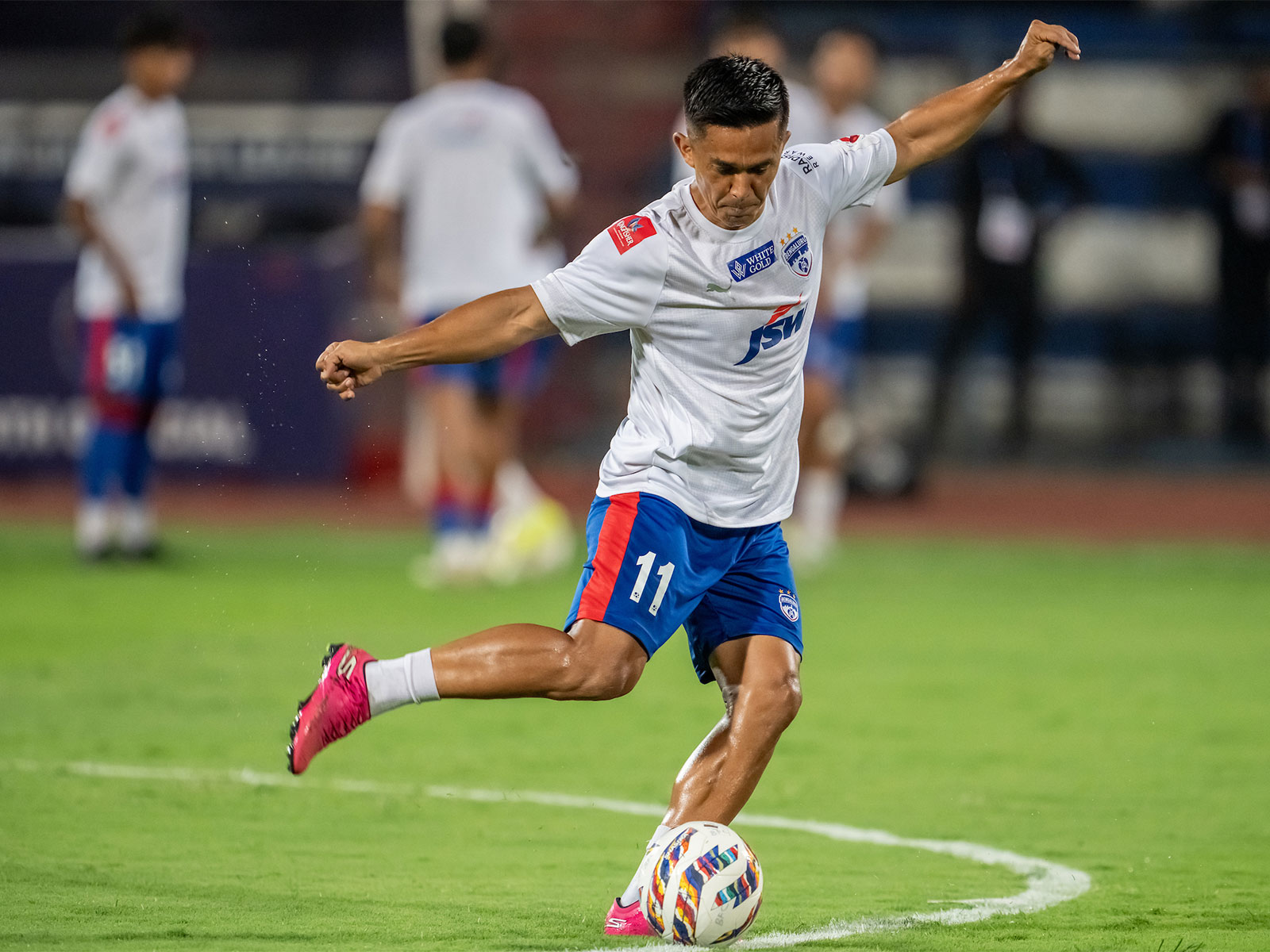 Sunil Chhetri in action (Photo: AIFF Media)