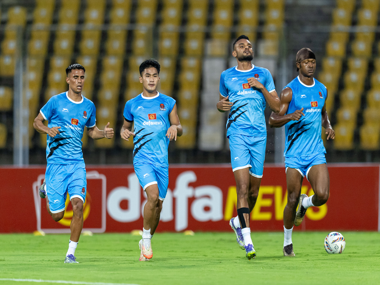 Punjab FC players training (Photo: AIFF Media)