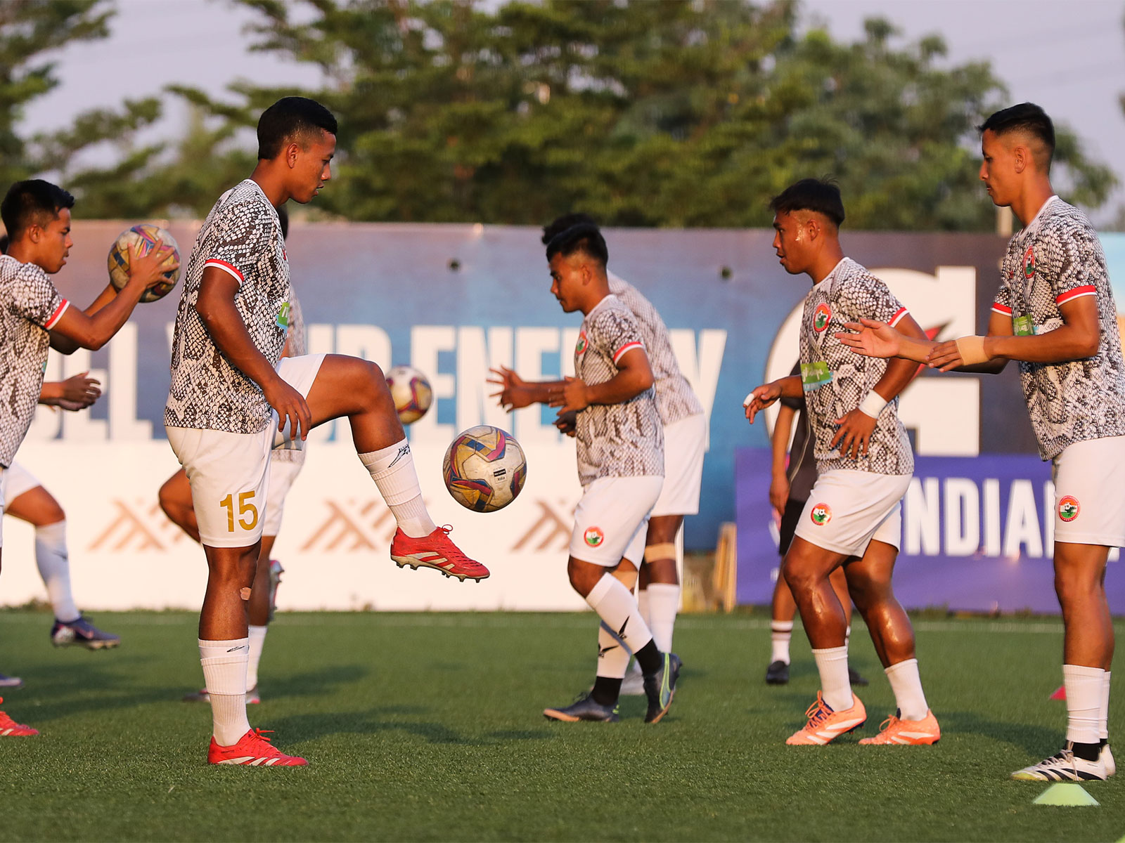 Shillong Lajong FC players in action (Photo: IFL)
