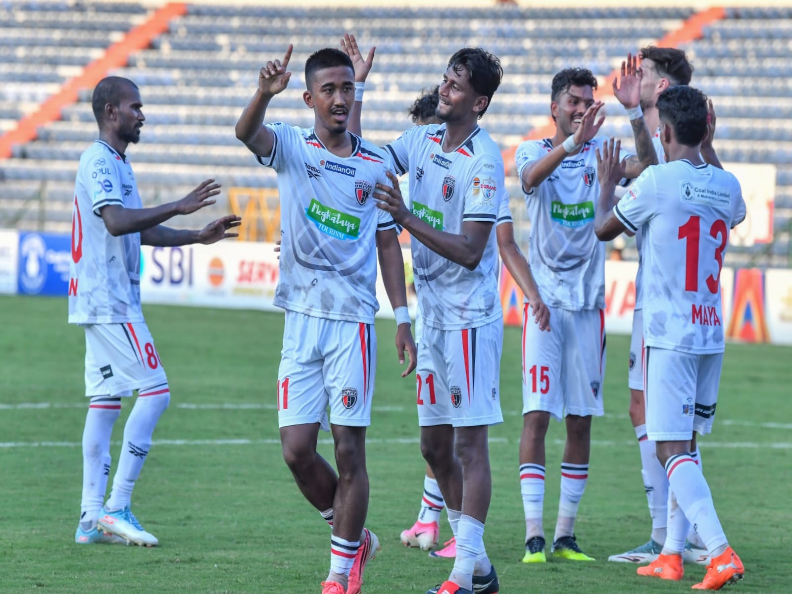NorthEast United players. (Photo/AIFF)