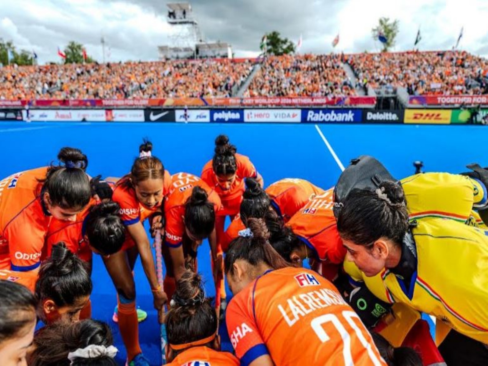 Indian women's hockey team at FIH World Cup 2026 (Image: HI)