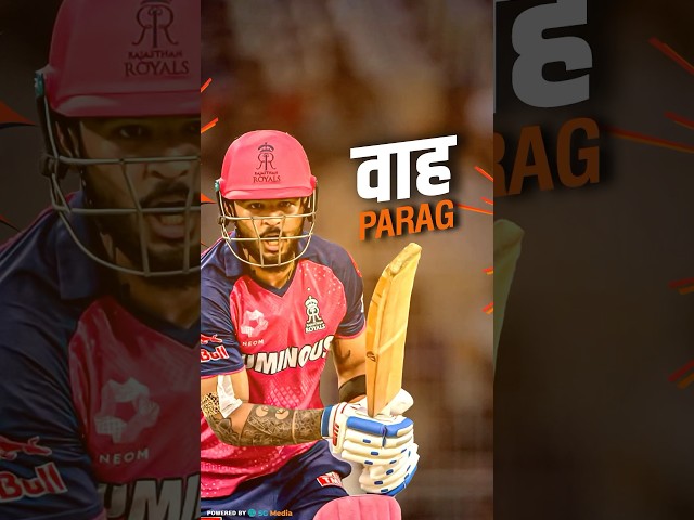 RR Captain Riyan Parag smashes blazing 95 off just 45-ball with 6 fours and 8 sixes while chasing